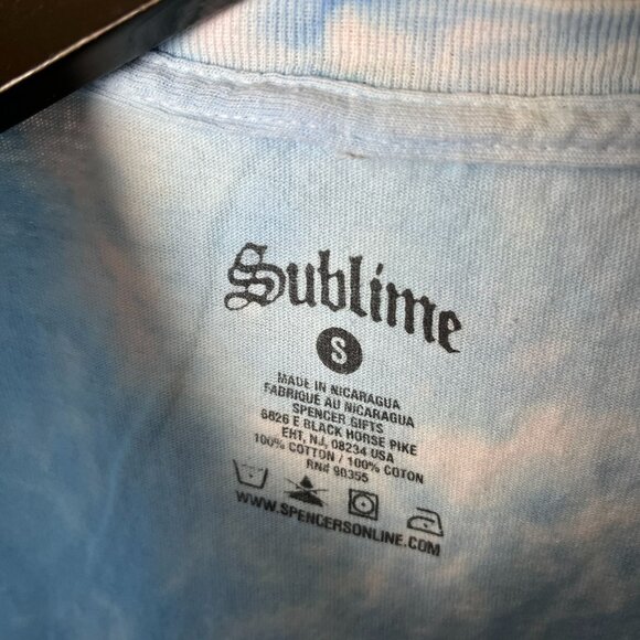 Sublime T Shirt Extra Small XS Blue White Graphic Tee - Picture 11 of 12